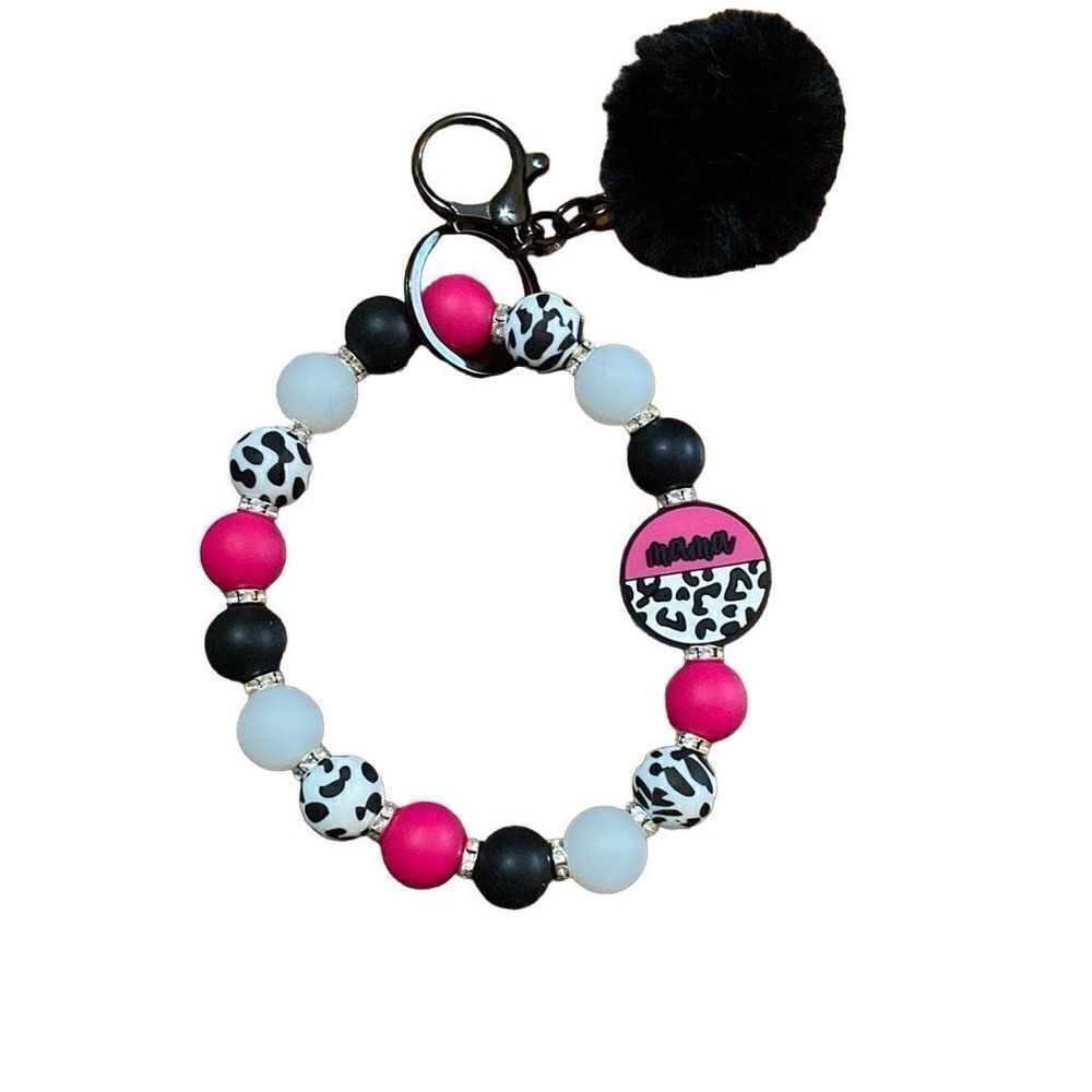Beaded Wristlet Keychain